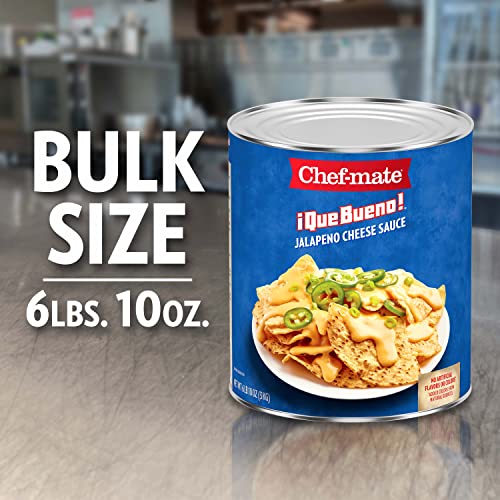 Chef-Mate Que Bueno Spicy Nacho Cheese Sauce, Jalapeno Queso, Ca