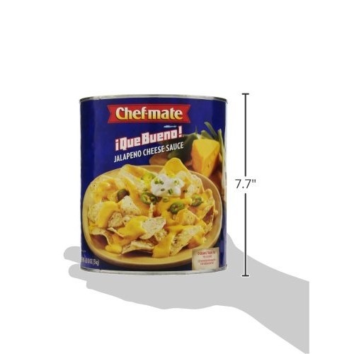Chef-Mate Que Bueno Spicy Nacho Cheese Sauce, Jalapeno Queso, Ca