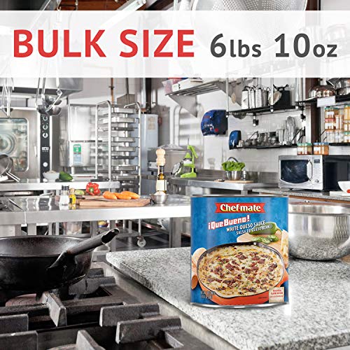 Chef-Mate Que Bueno White Queso And Nacho Cheese Sauce, Canned F