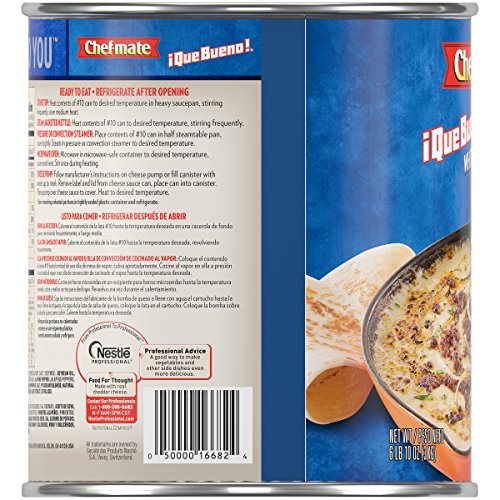 Chef-Mate Que Bueno White Queso And Nacho Cheese Sauce, Canned F