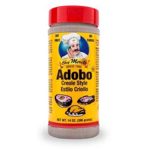 Chef Merito Adobo Creole Style Estilo Criollo, 14 Ounce