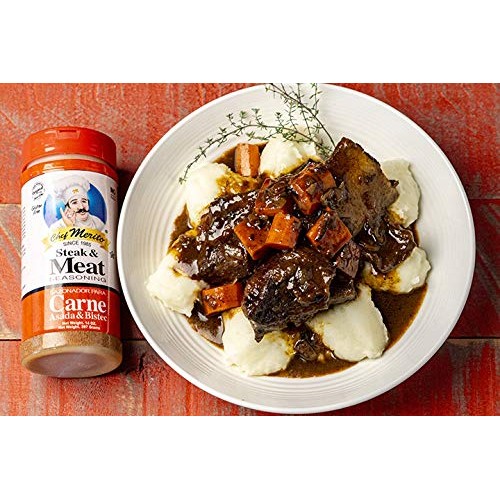 Chef Merito Carne Asada Beef and Chicken Seasoning Combo Pack, 3...