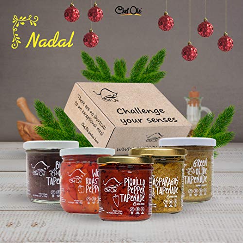 Chef Ole Nadal Tapenade Gourmet Gift Basket .5 Premium Tapenades