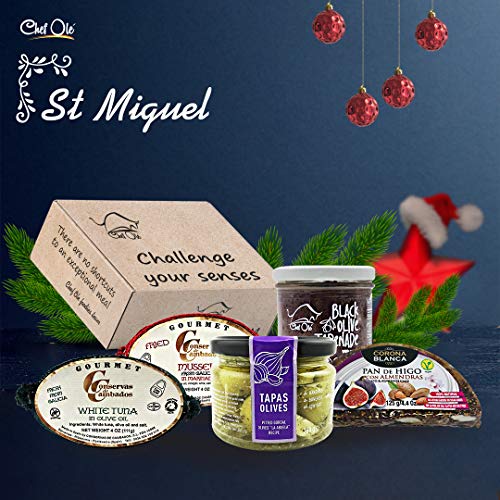 Chef Ole Nadal Tapenade Gourmet Gift Basket .5 Premium Tapenades