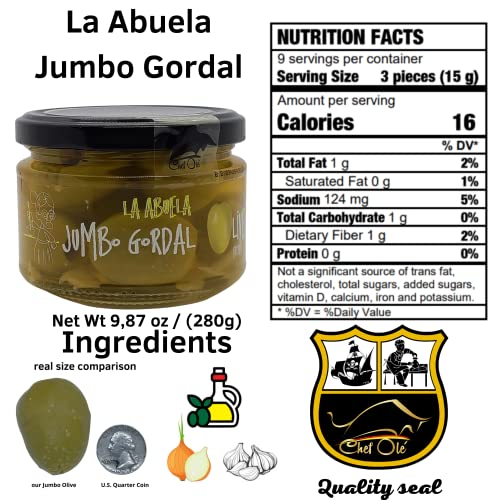 Olivia Olives Gourmet Gift Basket .5 Premium Jumbo Olives Variet