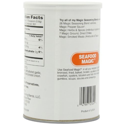Chef Paul Seafood Magic Seasoning, 24-Ounce Canisters Pack Of 2