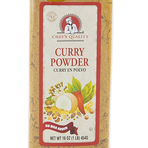 Curry Powder Seasoning With No Msg Added 1 Pound - Chef Quality,