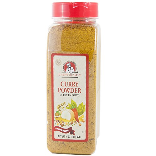 Curry Powder Seasoning With No Msg Added 1 Pound - Chef Quality,