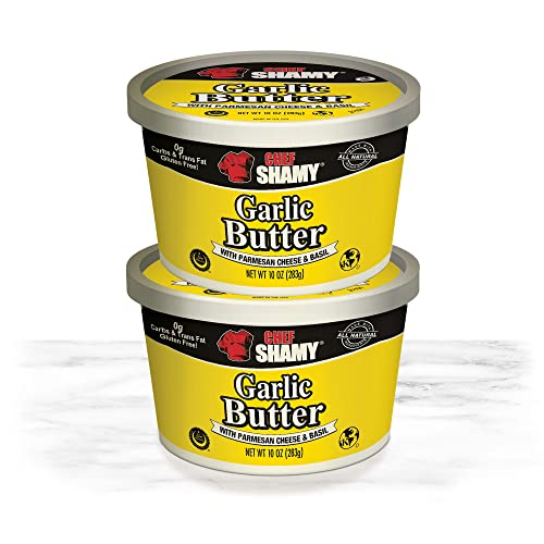 Chef Shamy Garlic Parmesan Basil Butter — 100% Natural Flavored ...