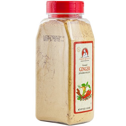 Ground Ginger Roots Powder 1 Pound 16 Oz - Chef Quality | For