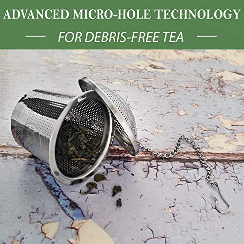 Chefast Tea Infuser Set 1+1 Pack - Combo Kit Of Single Cup And