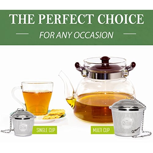 Chefast Tea Infuser Set 1+1 Pack - Combo Kit Of Single Cup And