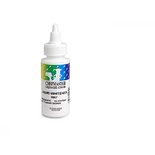 Chefmaster Liquid Whitener Food Color, 16-Ounce, White