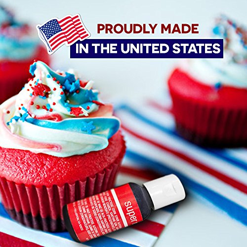 Chefmaster Liqua Gel Food Coloring Kit 4-Pack 0.7-Oz Vivid Foo