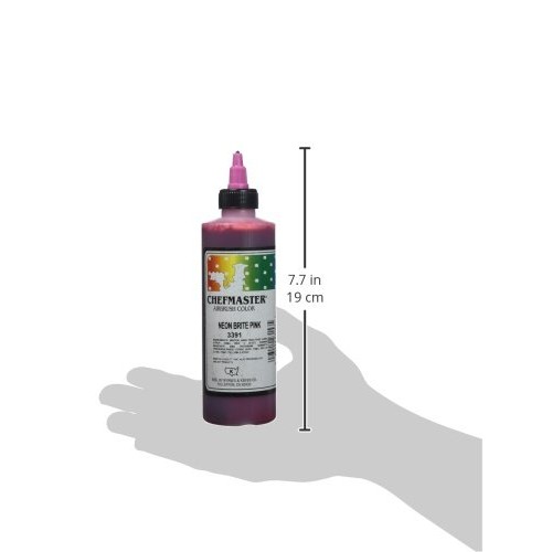 Chefmaster Airbrush Spray Food Color, 9-Ounce, Neon Brite Pink