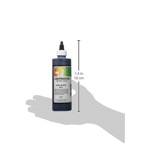 Chefmaster Liqua-Gel Food Color, 10.5-Ounce, Black