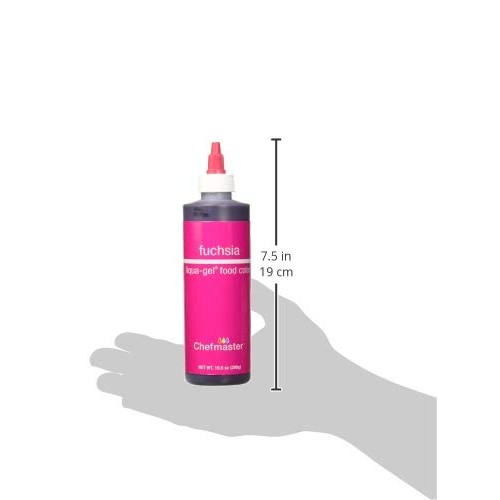 Chefmaster Liqua-Gel Food Color, 10.5-Ounce, Fuschia Red