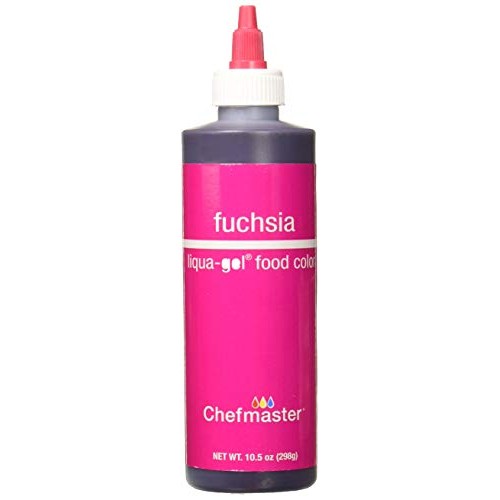 Chefmaster Liqua-Gel Food Color, 10.5-Ounce, Fuschia Red