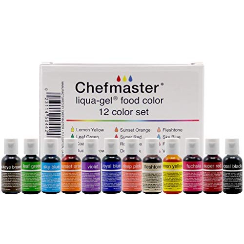 Chefmaster - Liqua-Gel Food Coloring - Fade Resistant Food Color