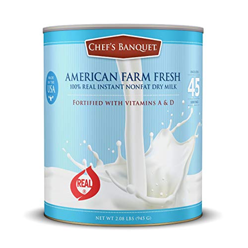 American Farm Fresh Fortified Instant Nonfat Dry Milk 45 Servin