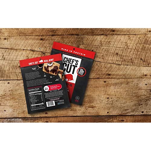 Chefs Cut Real Smoked Beef Original Recipe Jerky, 14 Ounce
