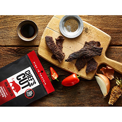 Chefs Cut Real Steak Original Recipe Jerky, 2.5 Ounce 4 Pack
