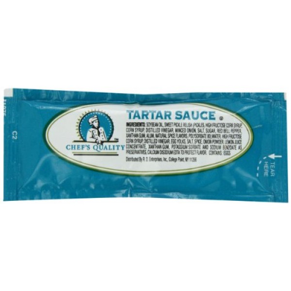 Chefs Quality Tartar Sauce, 200 Count
