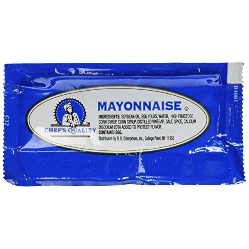 Chefs Quality: Mayonnaise Packets 200 Count Chefs Quality: Mayonnaise Packets 200 Count