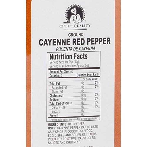 Ground Cayenne Red Pepper Powder- Chefs Quality, 1 Lb 16Oz