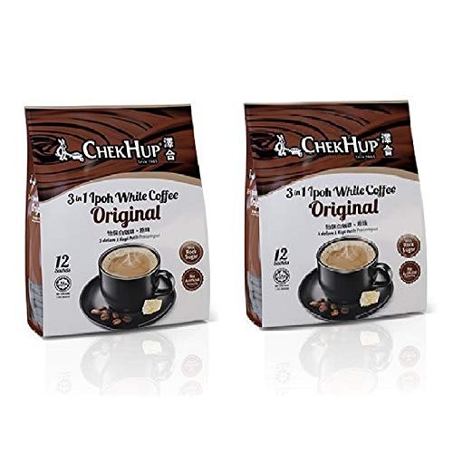 2 Packs Chek Hup 3 In 1 Ipoh White Coffee - Original Imported Fr