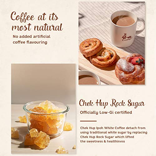 Malaysia Chek Hup 3 In 1 Ipoh White Coffee- Original 12 Sachets