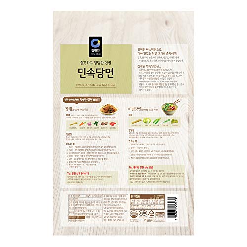 Cheongjeongwon Glass Noodles, Korean Vermicelli, Dangmyun, Sweet