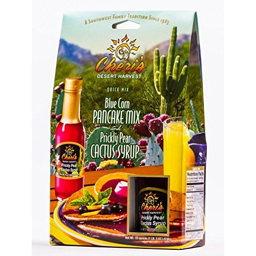 Cheris Blue Corn Pancake Mix And Prickly Pear Cactus Syrup