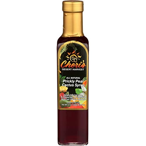 Prickly Pear Cactus Syrup - 12 Oz - Sweet Flavor Made From Real