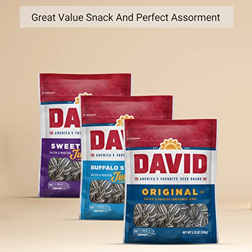 David Sunflower Seeds Variety 11Pack of Flavored Sunflower 5.25 ...