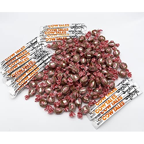 Goetze Original Caramel Creams + Vanilla Cow Tales Bulk Candy Va
