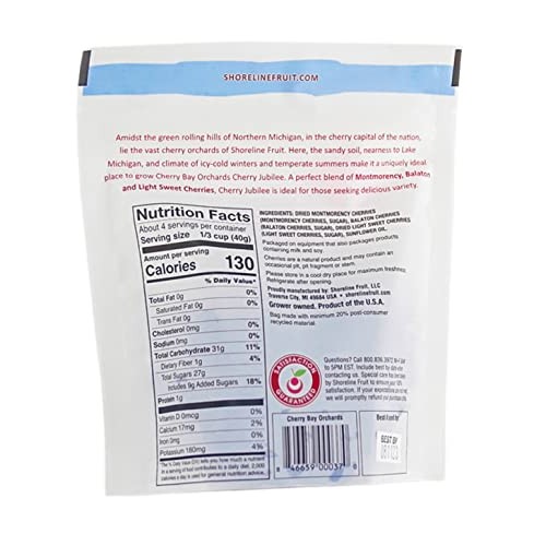 Cherry Bay Orchards Dried Cherry Mix – Pack of Two 6oz Bags Tot...