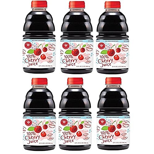 Cherry Bay Orchards Tart Cherry Juice, 32 oz Bottle 6 pack 192 ...