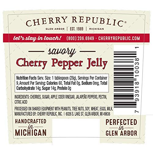Cherry Republic Cherry Pepper Jelly - Generous Chunks Of Michiga