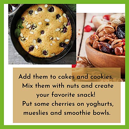 Berrilys Organic Dried Tart Cherries, 1 Lb, Pitted, Non-Gmo, Kos