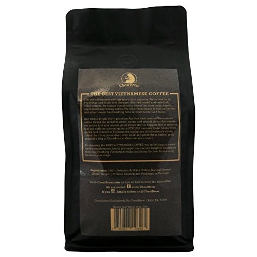 Chestbrew Whole Bean Coffee. Medium Roast Vietnamese Coffee - Gr