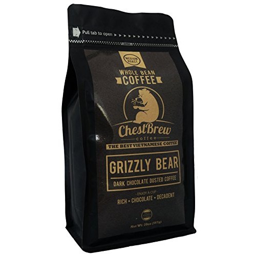 Chestbrew Whole Bean Coffee. Medium Roast Vietnamese Coffee - Gr