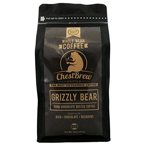 Chestbrew Whole Bean Coffee. Medium Roast Vietnamese Coffee - Gr
