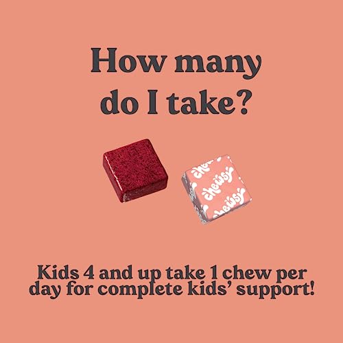 Chewsy Kids’ Multivitamin, Delicious Candy-Style Daily Vitamin C...