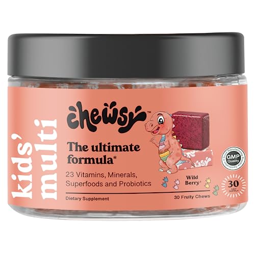 Chewsy Kids’ Multivitamin, Delicious Candy-Style Daily Vitamin C...