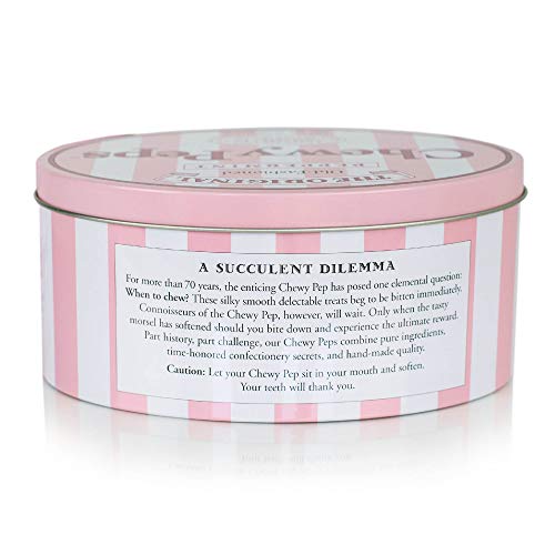 The Original Chewy Peps Peppermint Gift Tin, Handcrafted Premium...
