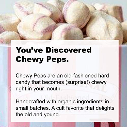 The Original Chewy Peps Peppermint Gift Tin, Handcrafted Premium...