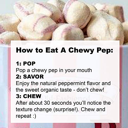 The Original Chewy Peps Peppermint Gift Tin, Handcrafted Premium...