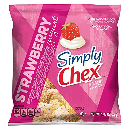 Simply Chex Snack Mix, Strawberry Yogurt, 60Count