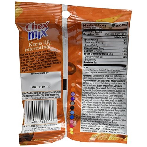 Chex Mix Cheddar, 1.75 Oz Pack Of 60